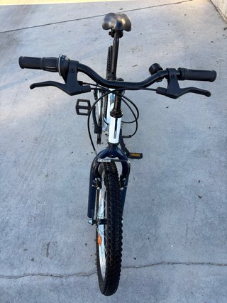Bicicleta RockRider ST120 20 Azul/Blanco