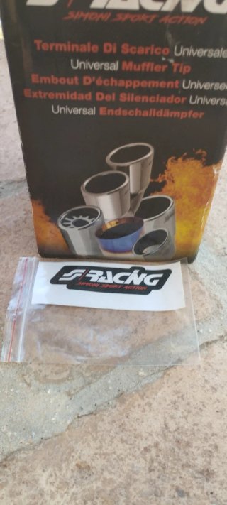 Cola de escape Racing Universal