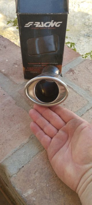 Cola de escape Racing Universal