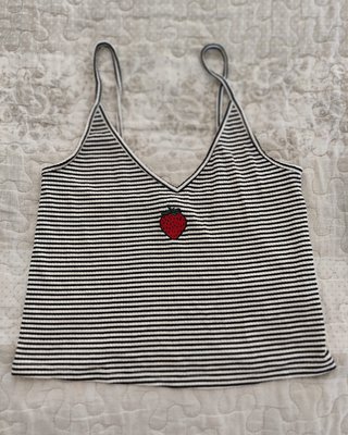 Top de tirantes Forever 21 con fresa