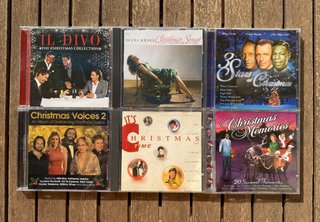 Pack de 6 CDs de música navideña en inglés