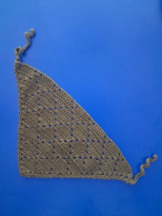 Bandana de crochet. Algodón
