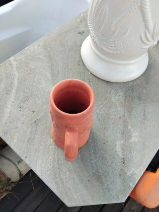 Caneca regional em terracota Olhão Algarve