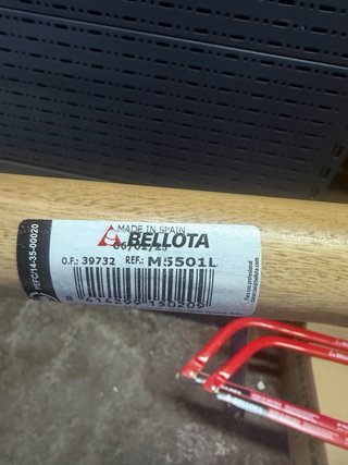 Mango de madera para pala Bellota
