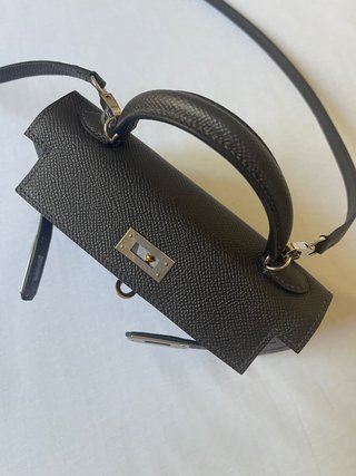 Bolso Mini Kelly Hermes Marrón