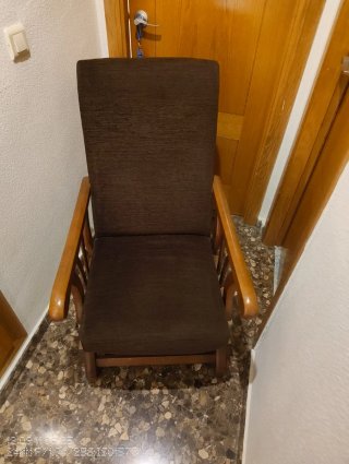 Sillón Balancín Mecedora Marrón