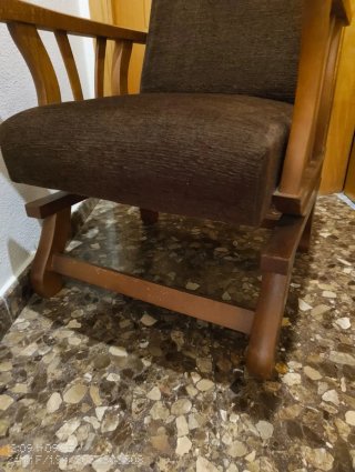 Sillón Balancín Mecedora Marrón