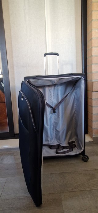 Maleta Grande Samsonite RE-Lite Expandible Azul