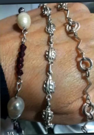 Pulseras de plata mujer