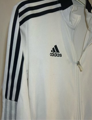 Giacca sportiva Adidas bianca taglia XS