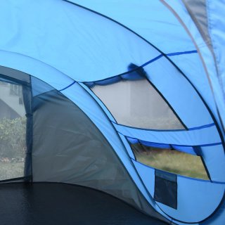 Tienda de campaña pop-up Azul