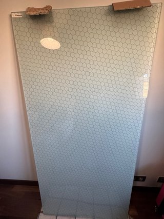 Escritorio de cristal