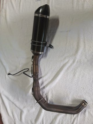 Scarico Carbon Roadsitalia con Collettore
