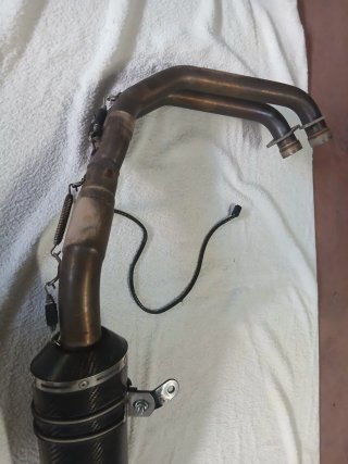 Scarico Carbon Roadsitalia con Collettore