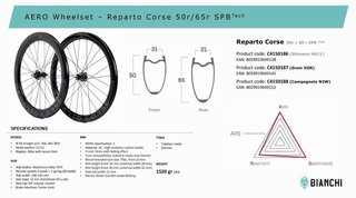 Ruedas Reparto Corse RC50-65 Ceramictech