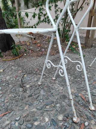 Soportes forja macetas