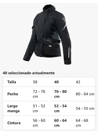 Chaqueta Moto Dainese Tempest 3 D-Dry Lady Talla M
