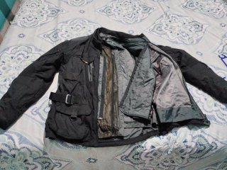 Chaqueta Cordura Moto Hombre Talla XL Negra