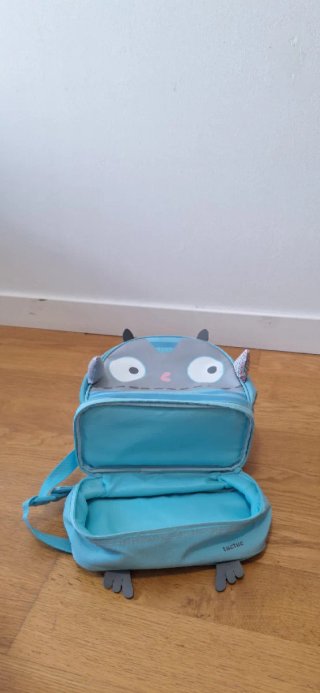 Mochila TucTuc búho azul porta merienda
