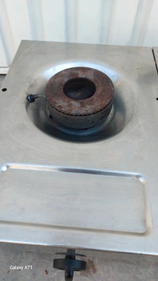 Cocina de gas dos fuegos