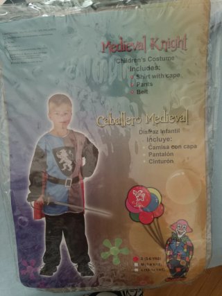 Disfraz Caballero Talla 3-6 años