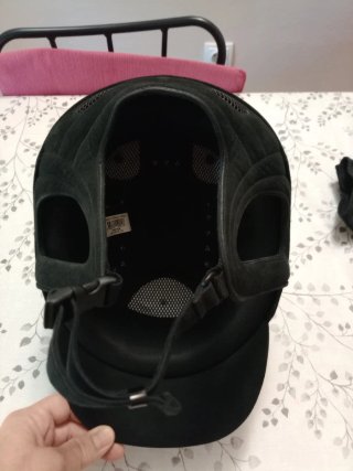 Casco de equitación negro