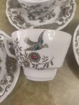 Tazas de té vintage Winsor (Ridgway Staffordshire)