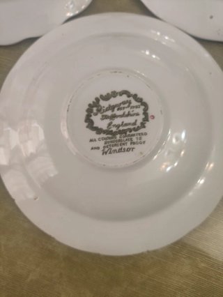 Tazas de té vintage Winsor (Ridgway Staffordshire)