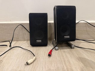 Altavoces Woxter Negros y Plateados