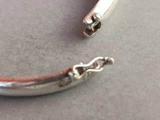 Pulsera de plata rigida