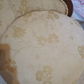 Sillón Isabelino tapizado