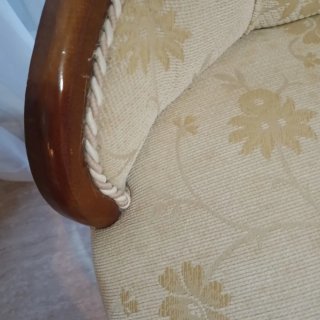 Sillón Isabelino tapizado
