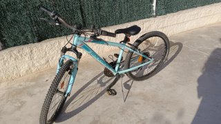 Bicicleta 24" Rockrider 500 REGALO Casco y Patines