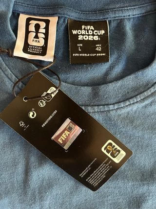 Camiseta Francia FIFA World Cup Bershka Azul