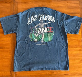 Camiseta Francia FIFA World Cup Bershka Azul