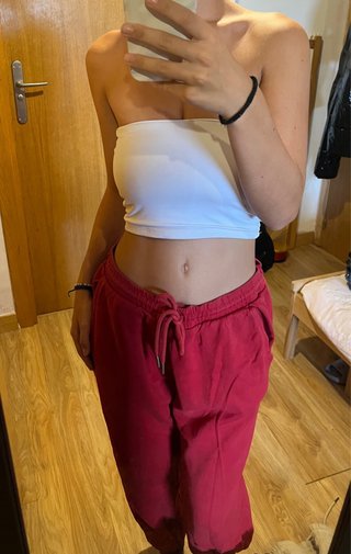 Pantalones de chándal rojos