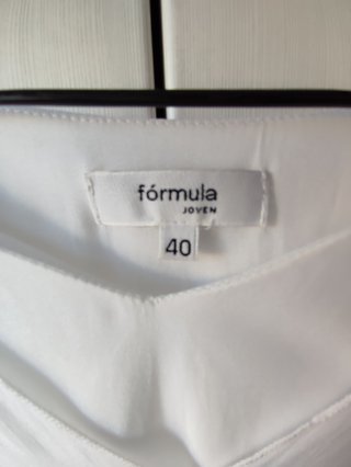 Blusa blanca Fórmula Joven