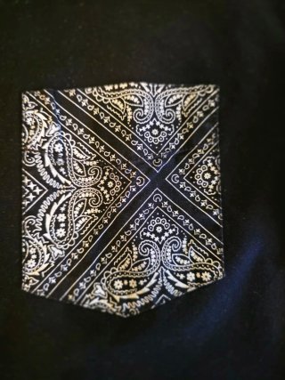 Camicia H&M Nera con Bandana Taglia L