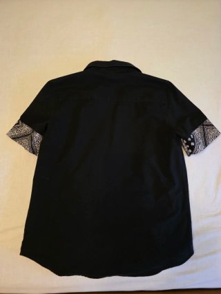 Camicia H&M Nera con Bandana Taglia L
