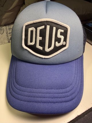 Gorra DEUS Ex Machina Rejilla Azul Negra