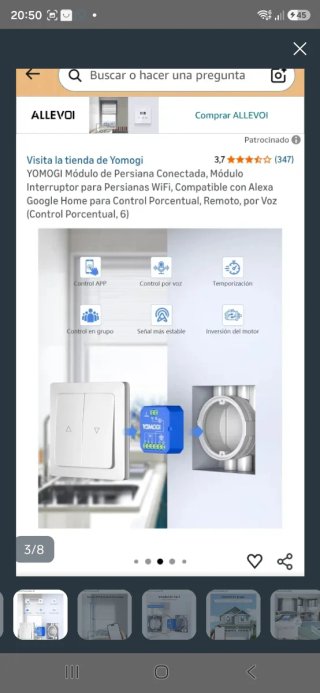 Modulo Intelligente per Tende YOMOGI + Telecomando RF