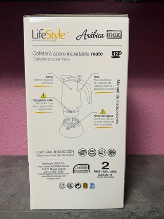 Cafetera LifeStyle Acero Inox 12 Tazas