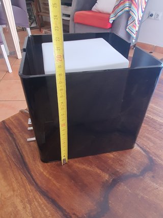 Lámpara Vintage Space Age Cúbica NOS - Rescatada