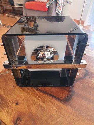 Lámpara Vintage Space Age Cúbica NOS - Rescatada