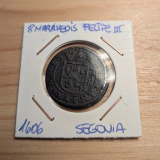Moneda Felipe III - 8 Maravedís 1606