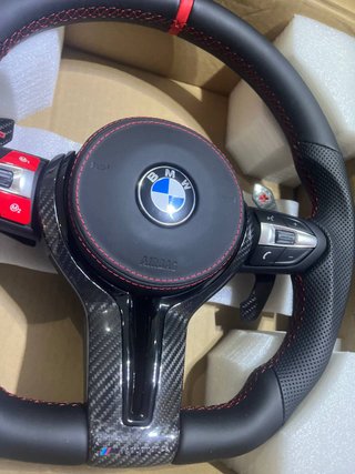 Volante BMW M Performance Carbono Couro