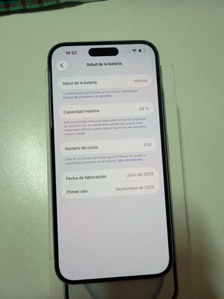 Iphone 15 plus blanco 256 GB Batería 89%