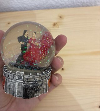 Bola Navidad Flamenco Pareja Bailando