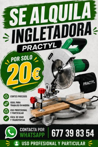 Alquiler Ingletadora Practyl