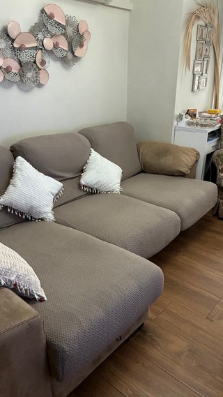Sofá Cama Cheslong Beige